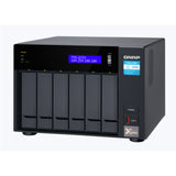 QNAP TVS-672X 6-bay NAS/iSCSI IP-SAN,Intel Core i3-8100T 4-Core 3.1 GHz, 8GB DDR4 RAM, 10GbE*1 (BASE-T), 1GbE*2