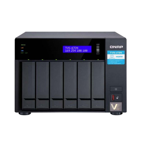 Qnap TVS-872N-i3-8G High Performance 8 bay NAS/iSCSI IP-SAN Network Storage