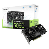 PNY VCG50608DFXPB1 NVIDIA GeForce RTX 5060 8GB Dual Fan Graphics Card (DLSS 4, PCIe 5.0, HDMI/DP 2.1, 2-Slot)
