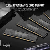 Corsair CMK32GX5M2B6000C38 Vengeance DDR5 RAM 32GB (2x16GB) 6000MHz Intel XMP iCUE Compatible Computer Memory - Black