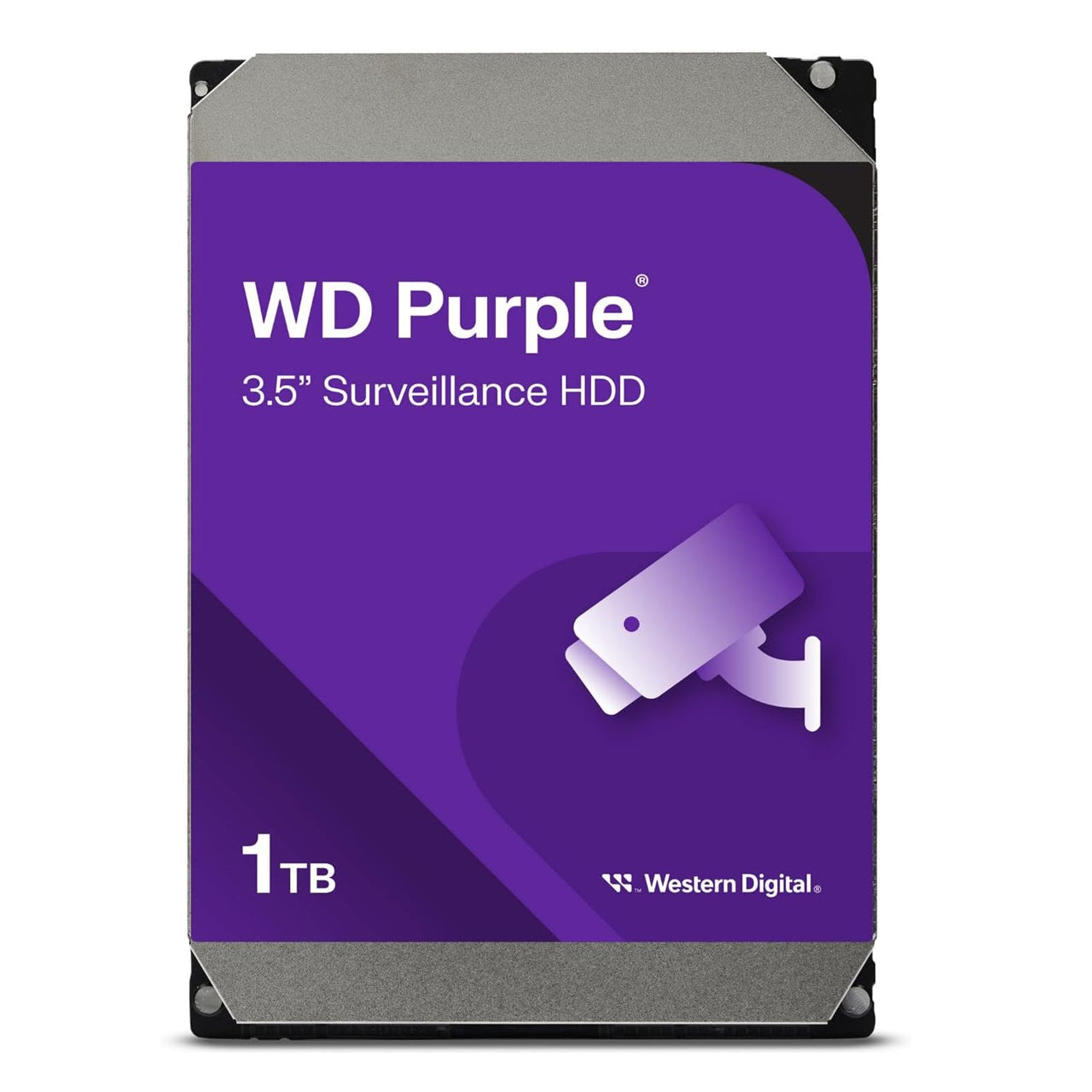 WD 1TB Purple Surveillance Internal Hard Drive HDD - SATA 6 Gb/s, 64 MB Cache, 3.5" WD11PURZ