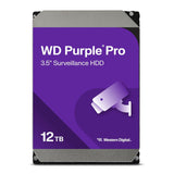 WD 12TB WD Purple Pro Surveillance Internal Hard Drive HDD - SATA 6 Gb/s, 512 MB Cache, 3.5" CMR Method WD122PURP