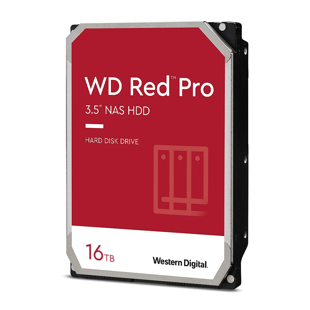 WD WD161KFGX 16TB WD Red Pro NAS Internal Hard Drive HDD - 7200 RPM, SATA 6 Gb/s, CMR, 512 MB Cache, 3.5"