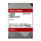 WD WD181KFGX 18TB WD Red Pro NAS Internal Hard Drive HDD - 7200 RPM, SATA 6 Gb/s, CMR, 512 MB Cache, 3.5"