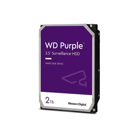 WD Purple 2TB  Surveillance Internal Hard Drive HDD WD22PURZ - SATA 6 Gb/s, 256 MB Cache, 3.5"