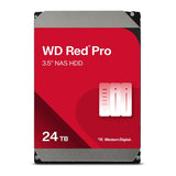 WD WD240KFGX 24TB WD Red Pro NAS Internal Hard Drive HDD - 7200 RPM, SATA 6 Gb/s, CMR, 512 MB Cache, 3.5"