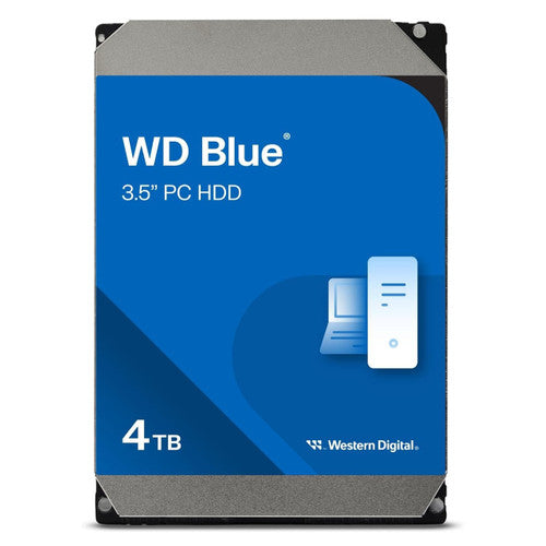 WD Blue 4TB Desktop Hard Disk Drive HDD - 5400 RPM SATA 6Gb/s 256MB Cache 3.5 Inch WD40EZAX
