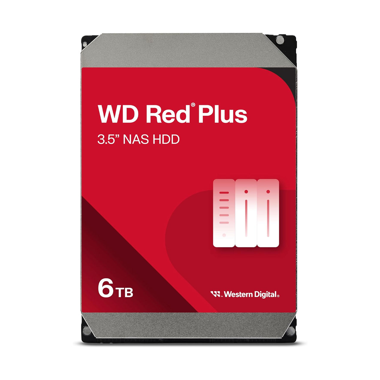 WD Red Plus 6TB NAS Internal Hard Drive - Western Digital HDD
