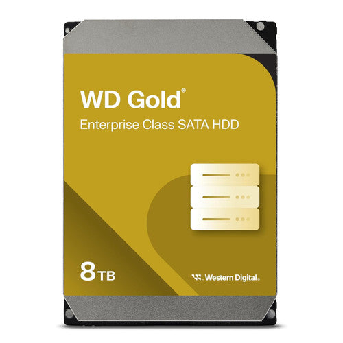 WD WD8005FRYZ 8TB WD Gold Enterprise Class Internal Hard Drive - 7200 RPM Class, SATA 6 Gb/s, 256 MB Cache, 3.5"