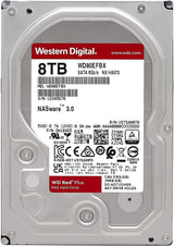 WD Red Plus NAS Internal Hard Drive HDD 8TB - 7200 RPM, SATA 6 Gb/s, CMR, 256 MB Cache, 3.5" WD80EFBX