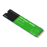 WD WDS200T3G0C 2TB WD Green SN350 NVMe Internal SSD Solid State Drive - Gen3 PCIe, QLC, M.2 2280, Up to 3,200 MB/s