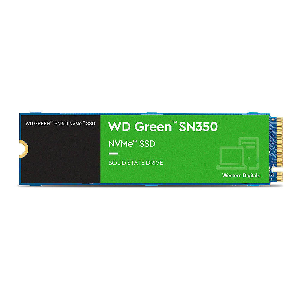 WD WDS200T3G0C 2TB WD Green SN350 NVMe Internal SSD Solid State Drive - Gen3 PCIe, QLC, M.2 2280, Up to 3,200 MB/s