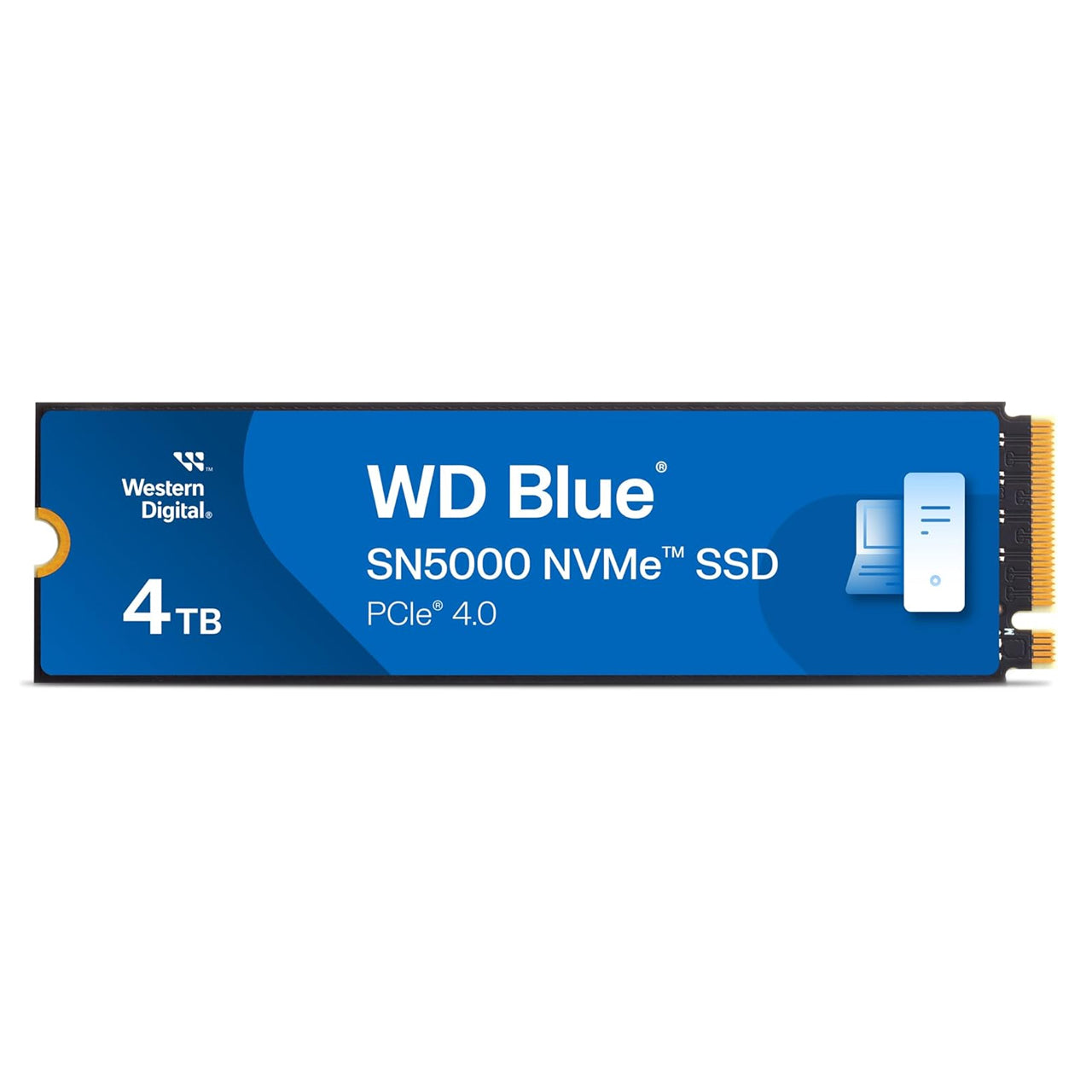 WD WDS400T4B0E 4TB WD Blue SN5000 NVMe Internal Solid State Drive SSD - PCIe Gen 4.0, M.2 2280, Up to 5,500 MB/s