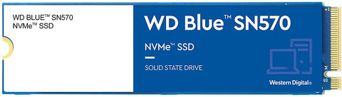 WD Blue SN570 NVMe 500 GB Internal Solid State Drive SSD - Gen3 x4 PCIe 8Gb/s, M.2 2280, Up to 3,500 MB/s WDS500G3B0C