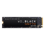 WD BLACK 500GB SN770 NVMe Internal Gaming SSD Solid State Drive - Gen4 PCIe, M.2 2280, Up to 4,000 MB/s (WDS500G3X0E)