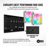 Corsair iCUE H100i Elite CAPELLIX XT Liquid CPU Cooler 240mm Radiator, Intel LGA 1700, 1200, 115X, 2066, AMD AM5, AM4 (White) CW-9060072-WW