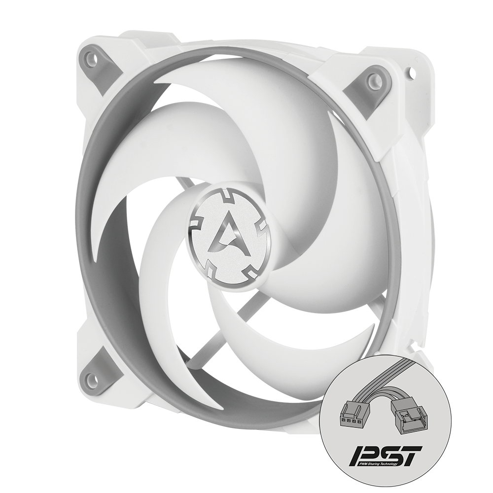 Arctic ACFAN00167A BioniX P120-120 mm Gaming Case Fan PWM Sharing Technology (PST) 200–2100 RPM - Grey/White