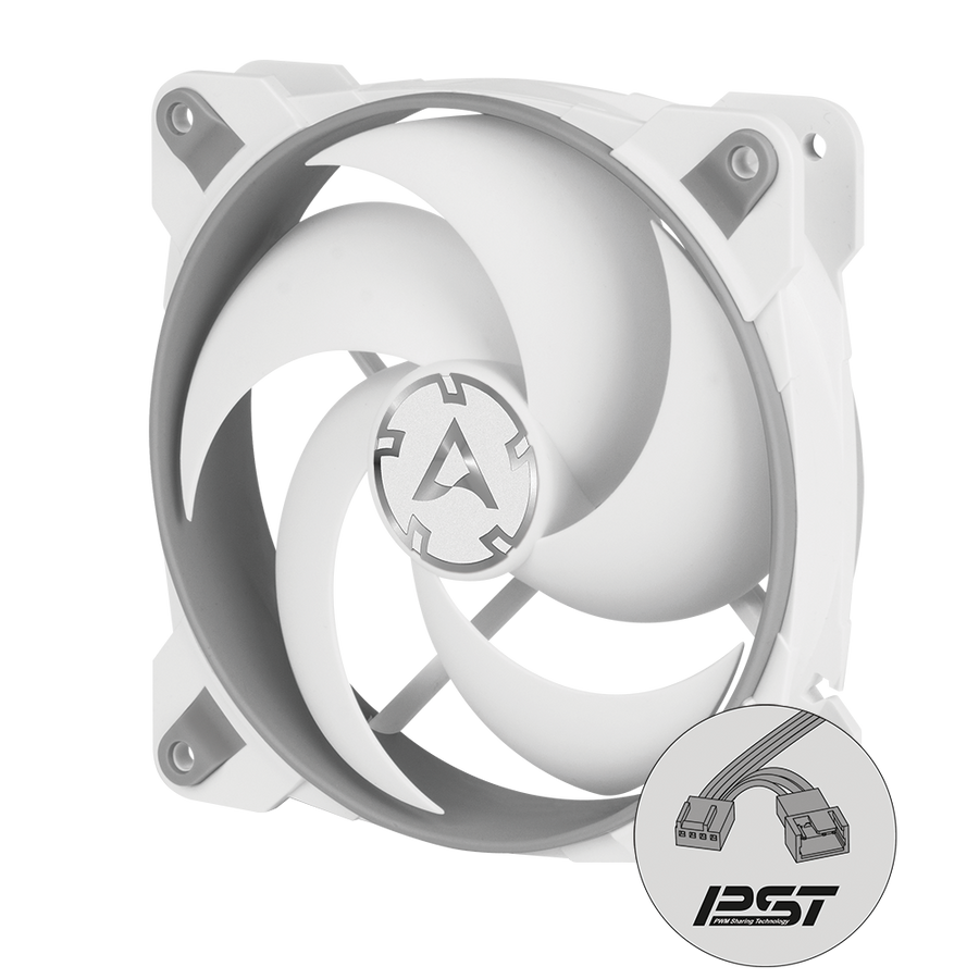 Arctic ACFAN00167A BioniX P120-120 mm Gaming Case Fan PWM Sharing Technology (PST) 200–2100 RPM - Grey/White