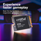 Crucial P310 2TB PCIe Gen4 2230 NVMe M.2 SSD-Up to 7,100 MB/s Internal Solid State Drive CT2000P310SSD2