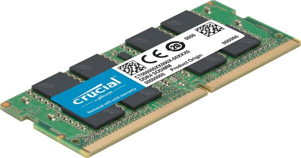 Crucial 32GB DDR4 3200MHz CL19 SODIMM RAM Non-ECC Memory Laptop