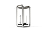 Streacom DA6 Open PC ITX Case - Chrome ST-DA6C