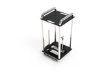 Streacom DA6 Open PC ITX Case - Chrome ST-DA6C