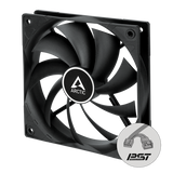 Arctic ACFAN00210A F12 PWM PST CO 120mm 1350RPM Case Fan for Continuous Operation - Black