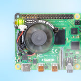 Pimoroni PIM461 Fan SHIM for Raspberry Pi 30mm no-solder, controllable CPU fan with RGB LED