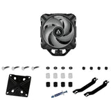 Arctic ACFRE00096A Freezer i35 RGB CPU Cooler with RGB Intel Pressure optimized 120 mm 200-1700 RPM (Black)