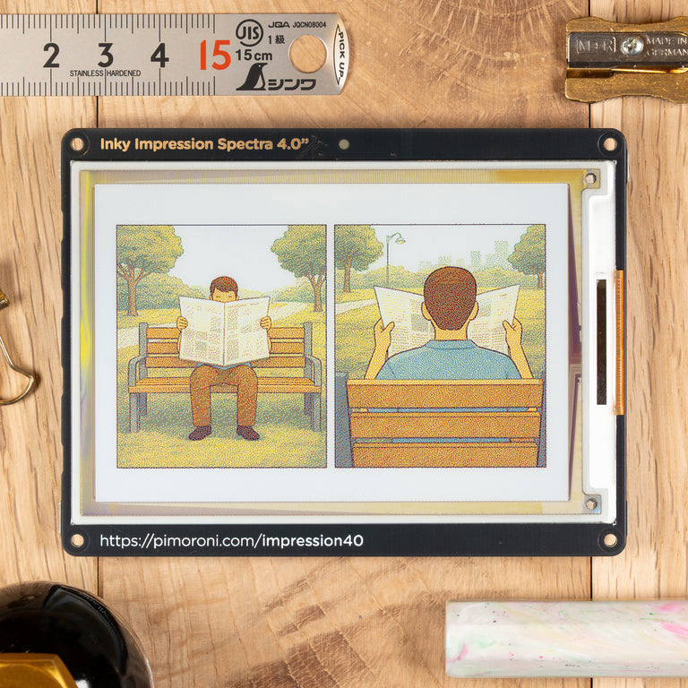 Pimoroni PIM773 Inky Impression – 7.3"  ePaper displays by Pimoroni