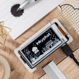 Pimoroni PIM368 Inky pHAT (ePaper/eInk/EPD) A low-energy, high-falutin, electronic paper display for  Pi– Black/White