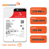 Seagate IronWolf Pro 16TB Enterprise NAS Internal HDD 3.5 Inch SATA 6Gb/s 7200 RPM 256MB Cache ST16000NT001