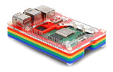Pimoroni Pibow Coupe 5 (Case for Raspberry Pi 5) – Rainbow PIM678