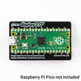 Pimoroni PIM580 Pico Display Pack 2.0 by Pimoroni LCD display for Raspberry Pi Pico, with four buttons, an RGB LED