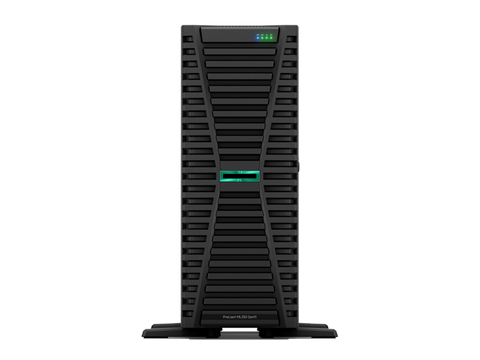 HPE P83320005 ProLiant ML350 Gen11 4516Y+ 2.2GHz 24-Core 1P 2x32GB 8SFF MR408i-o 2x960GB SATA SSD 2x800W PS Tower Server