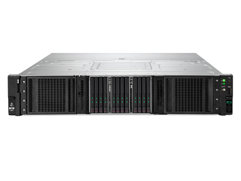 HPE P87742005 ProLiant DL340 Gen12 6515P 2.3GHz 16-Core 1P 1x64GB-R 8SFF MR416i-o NS204i-u v2 2x1000W PS Rack Server