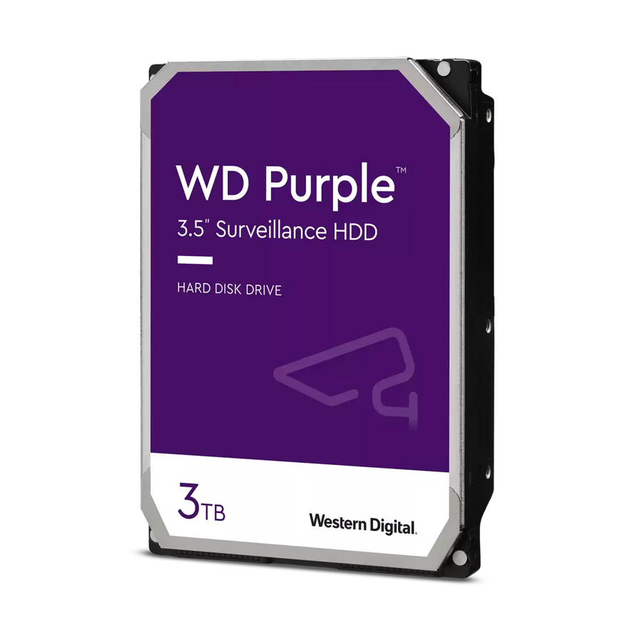 WD Purple 3TB Surveillance SATA 256MB Cache 3.5" Internal Hard Drive