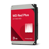 WD WD30EFPX 3TB Red Plus NAS Internal Hard Drive HDD - 5400 RPM, SATA 6 Gb/s, CMR, 64 MB Cache, 3.5"